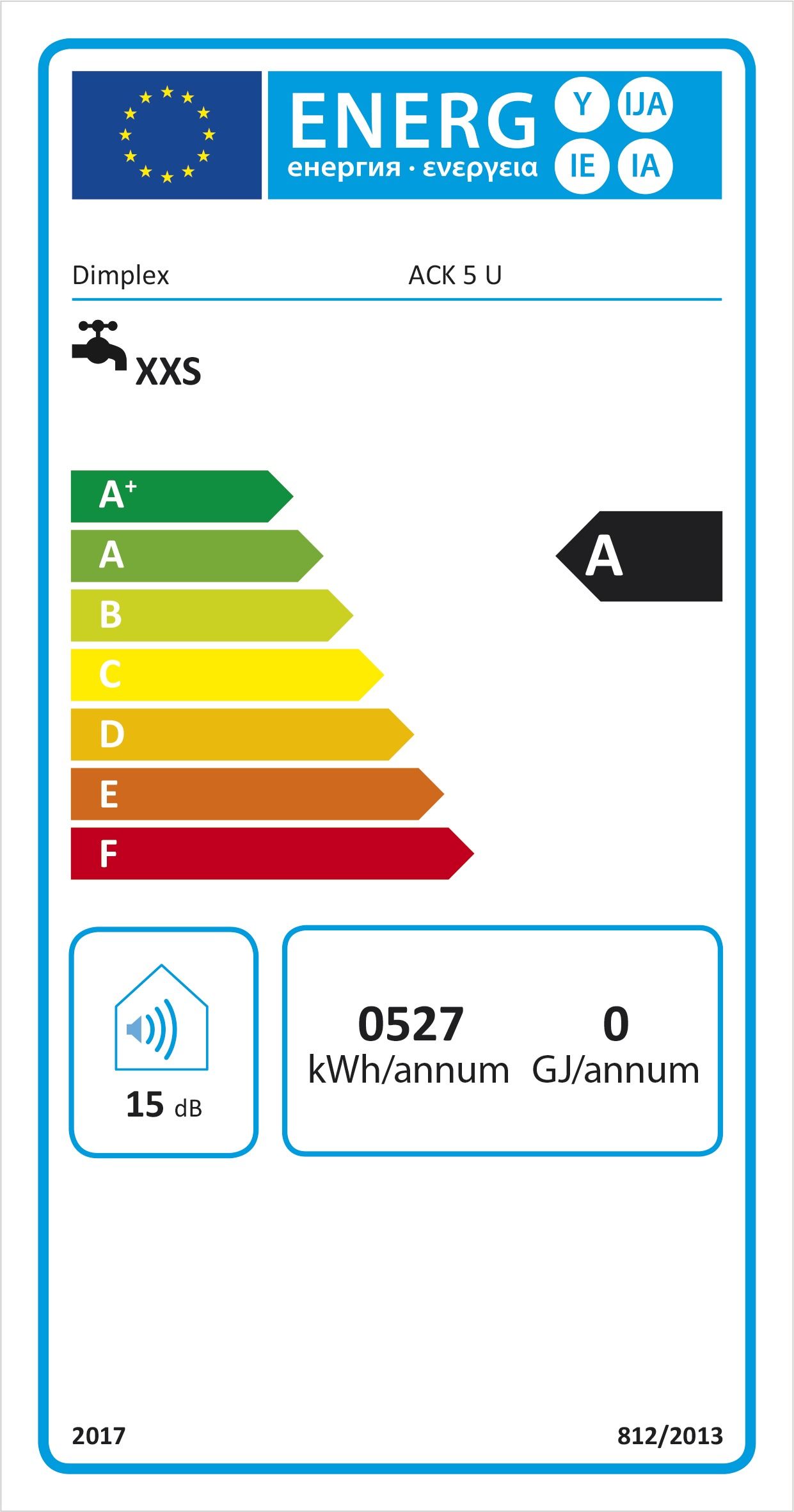 Warmwasserspeicher elt 2k 5l A Niederdr 230V 2kW
