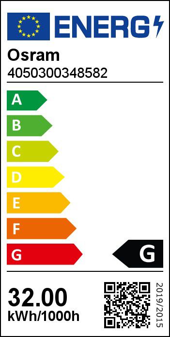 Kompaktleuchtstofflampe DULUX 32W 3000K GX24q-3 KLL 2400lm f.EVG Ø12x146mm