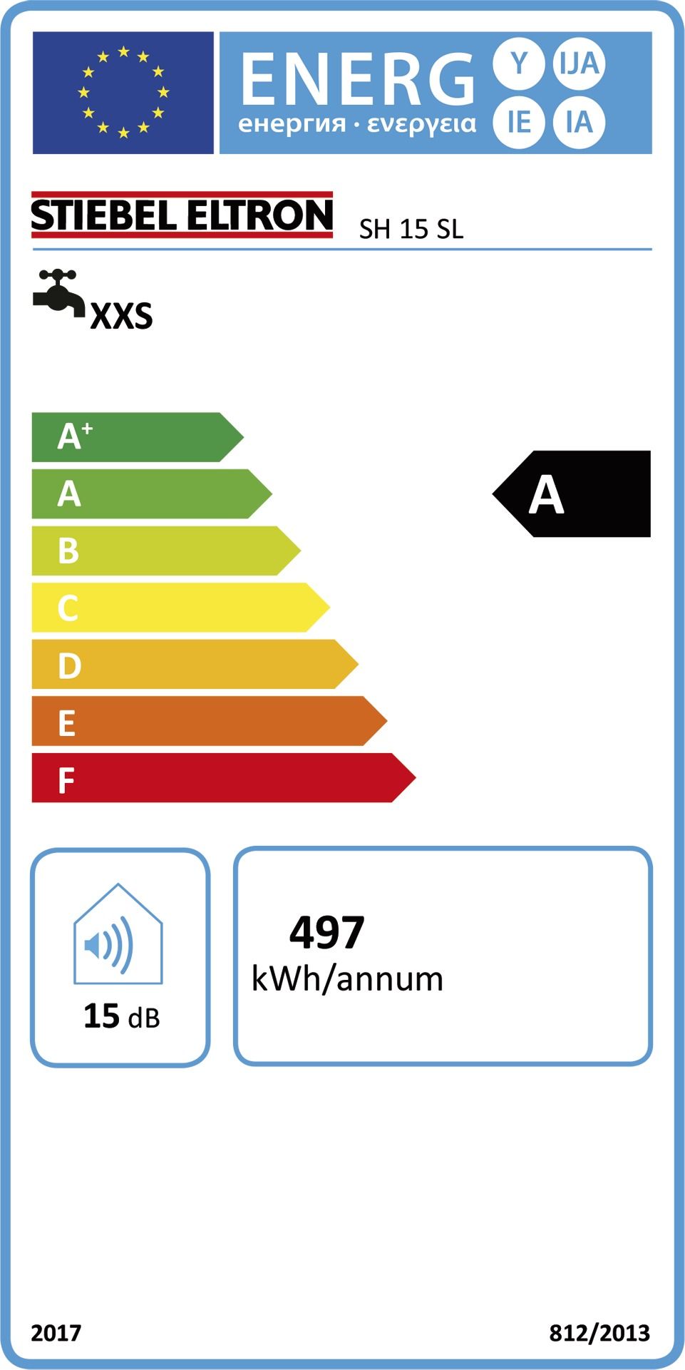 Warmwasserspeicher elt 2k 15l A 230V 2kW