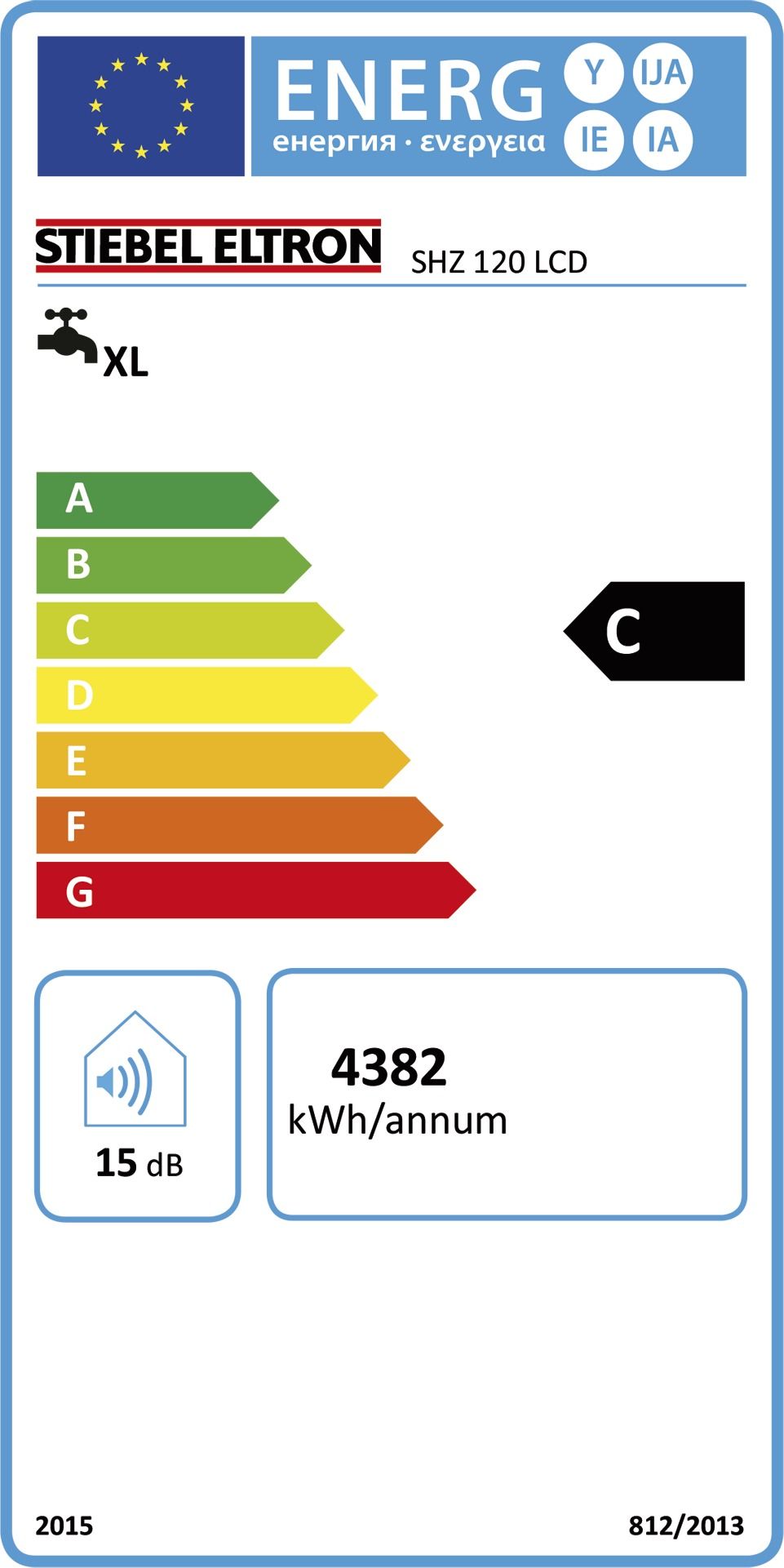 Warmwasserspeicher elt 6k 120l C 6kW 230-400V
