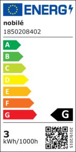 LED-Deckeneinbauleuchte 9,9W 3000K 200lm chr Konv IP20 Ø66x18mm