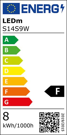 LED-Linienlampe S14s 8W 2700K 750lm A ws opal 330° AC Ø30x500mm 220-240V