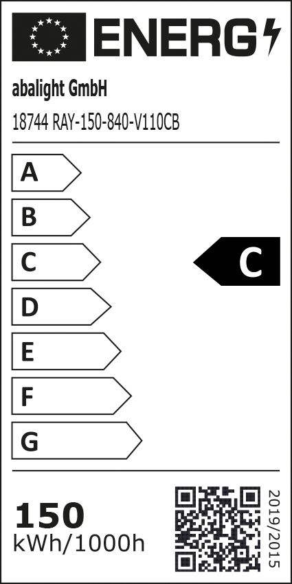 LED-Hallenleuchte 150W 4000K 21000lm sym Konv 1-10V 1LED Dimmung 1-10 V IP65