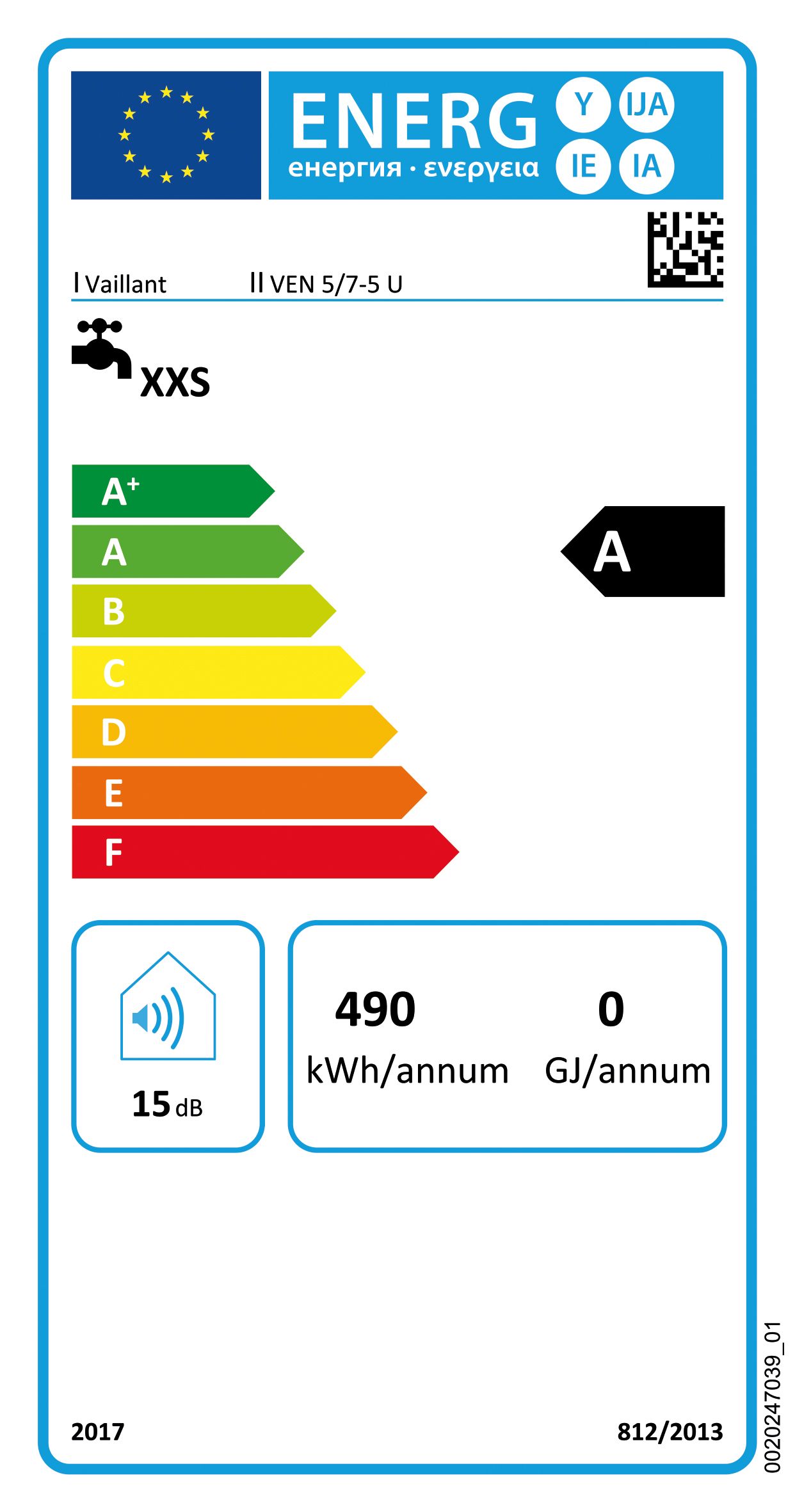 Warmwasserspeicher elt 2k 5l A Niederdr 230V 2kW