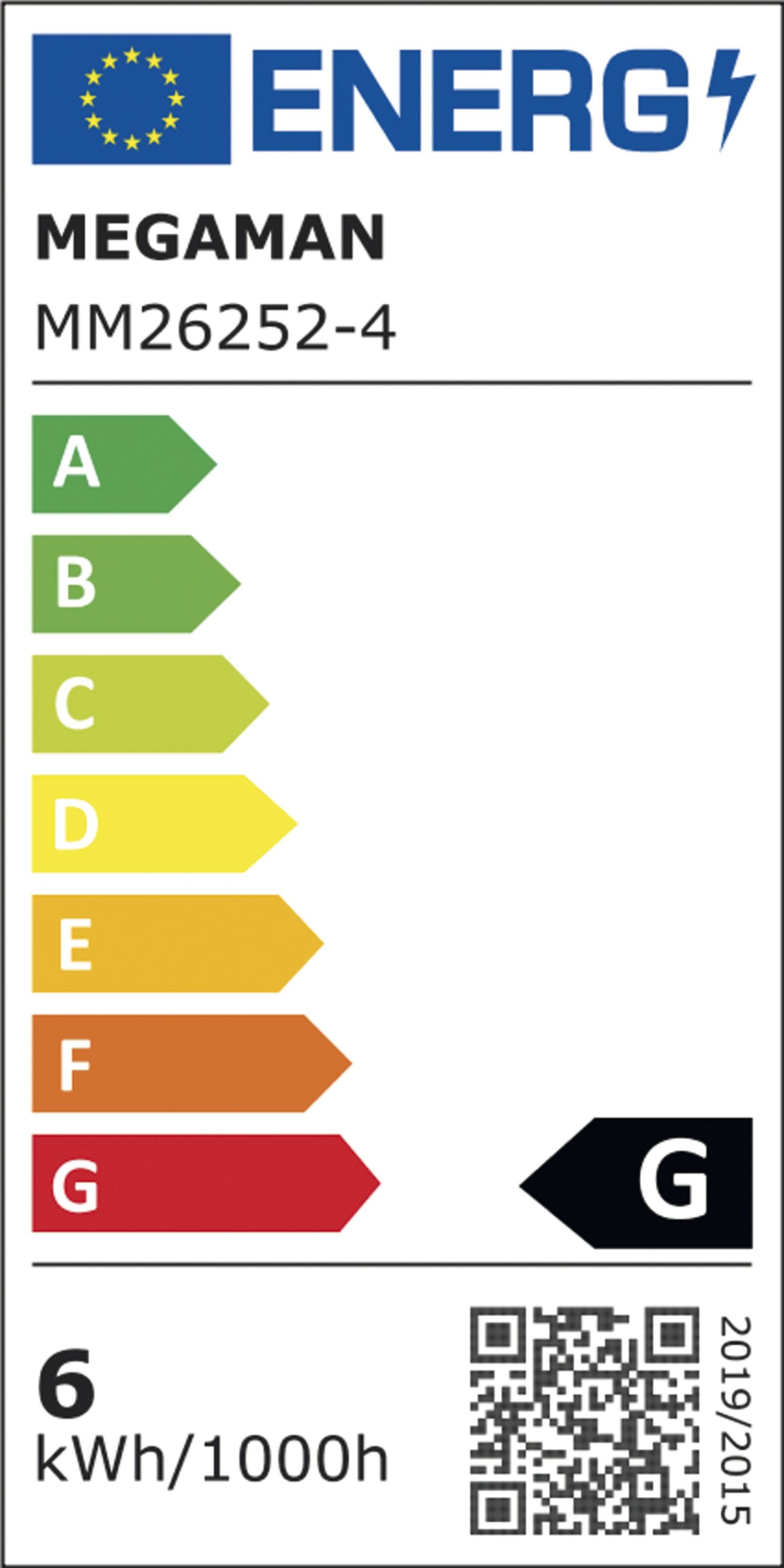 LED-Reflektorlampe GU5,3 MR16 5,5W 2800K 400lm G ws 36° AC Ø50x46mm 12V