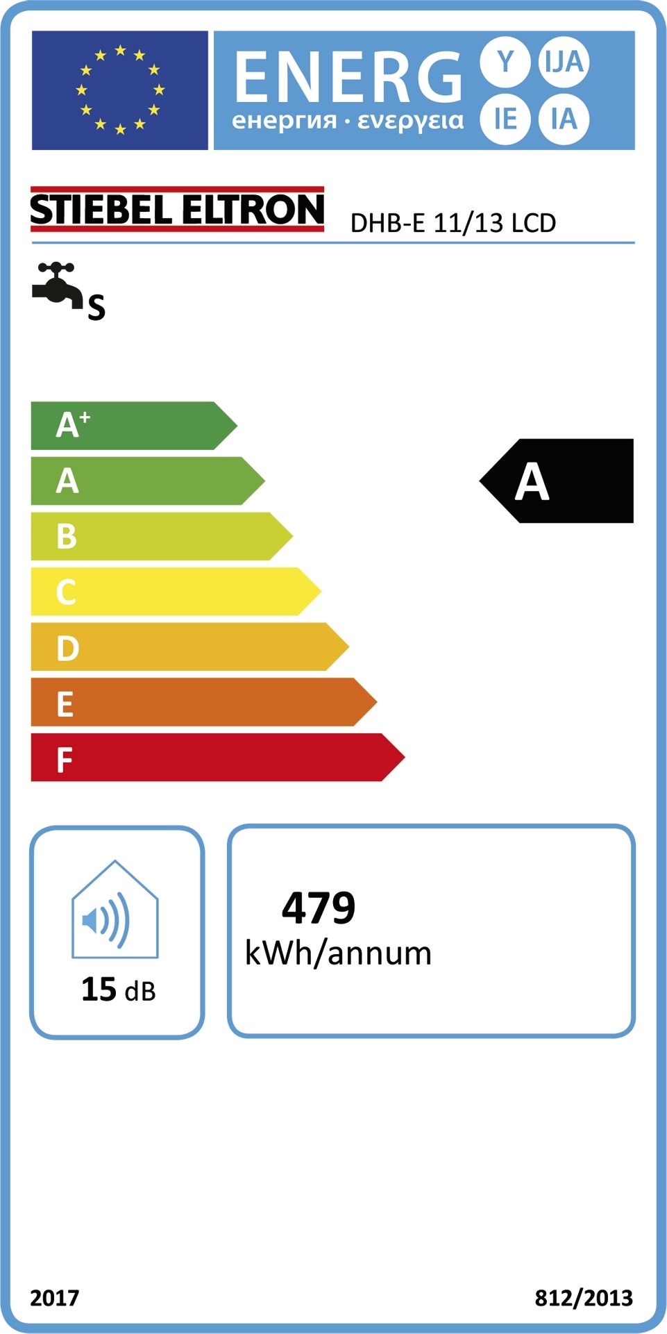 Durchlauferhitzer elektr 13,5kW stufenl m.Display digi man Übertisch/Untertisch