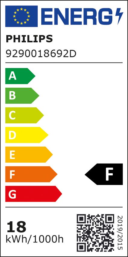 LED-Röhrenlampe G13 T8 CorePro 18W 3000K 1850lm ws F mattiert 240° AC Ø28x1200mm
