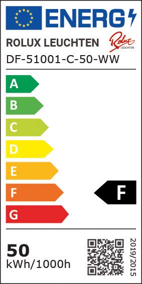 LED-Anbaustrahler 50W 3200K 3500lm sw mt IP65 1LED Alu extrem breitstrahlend