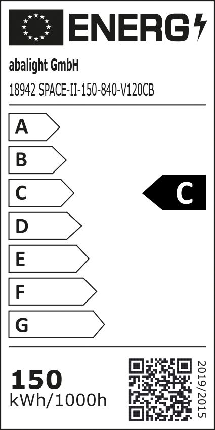 LED-Hallenleuchte 150W 4000K 20000lm sym Konv 1-10V 1LED Dimmung 1-10 V IP65