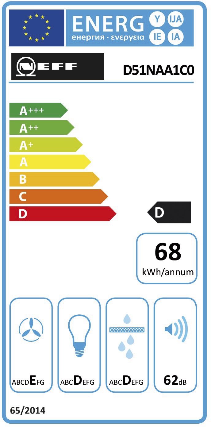 Lüfterbaustein EB 534mm anth D 61dB Einb 300cbm/h Ø120mm LED 3st Abl/Uml T300mm