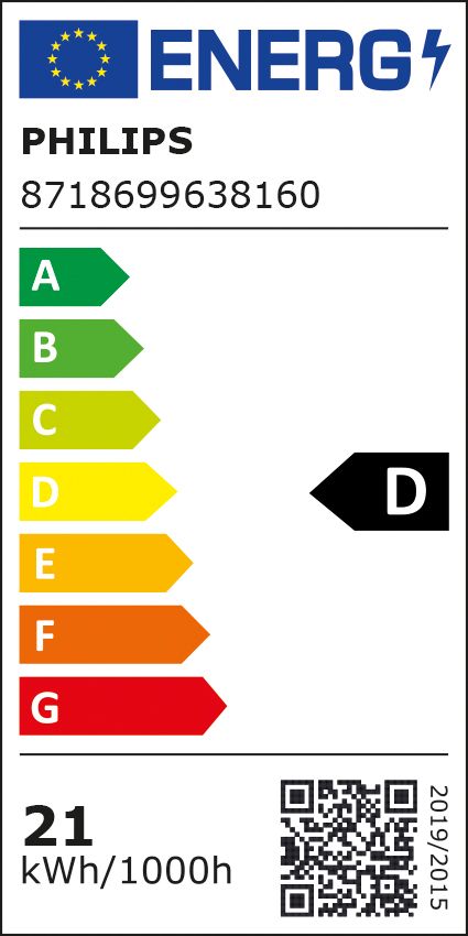 LED-Röhrenlampe E27 TrueForce 21-28W ws 4000K 3000lm kl 360° AC Ø75x178mm