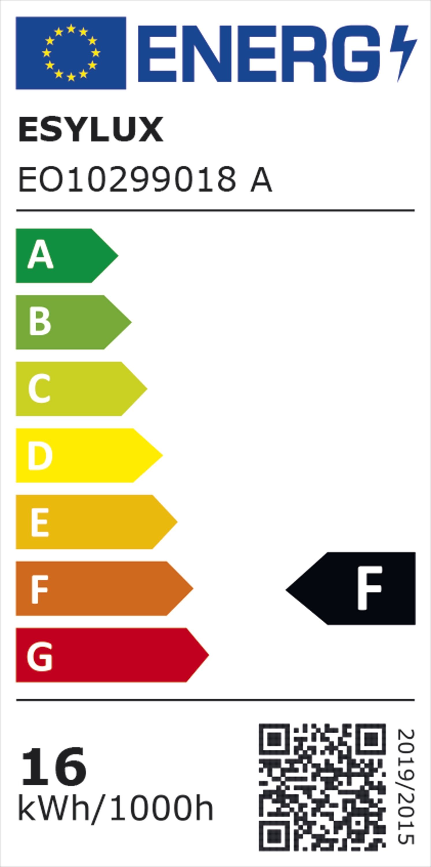 LED-Einbaustrahler 18W ELSA-2 4000K 1LED 1800lm Konv Alu IP20 ws mt Ø/EB225mm