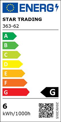 LED-Lampe E27 6W 2600K 420lm G dim ws AC opal dimmbar 360° Ø125x174mm 220-230V