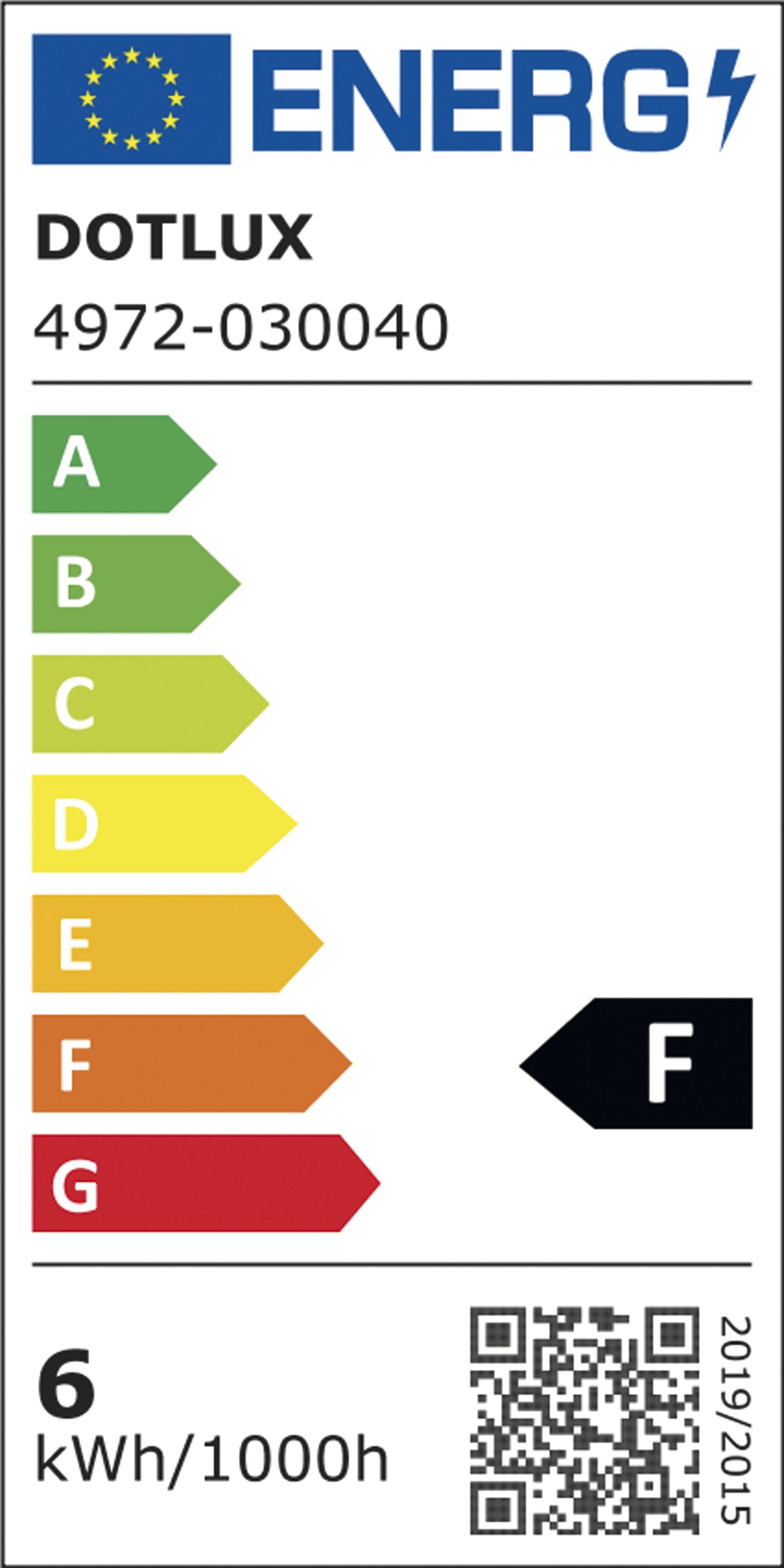 LED-Einbaustrahler 6W CIRCLEcomfort Konv 3000K 1LED 440lm Kst IP44 ws mt Ø/EB73mm