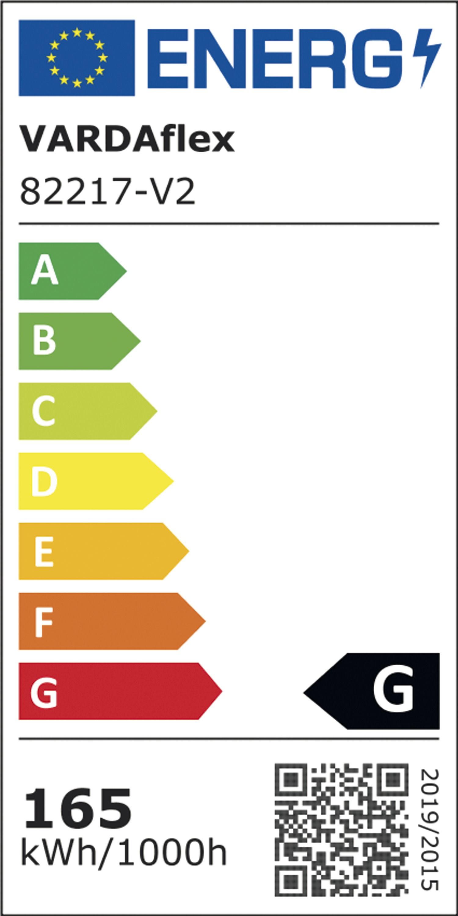 LED-Lichtband 10W/m VARDAflex Eco ws DC 2700K LED nicht austauschbar 120Stk/m