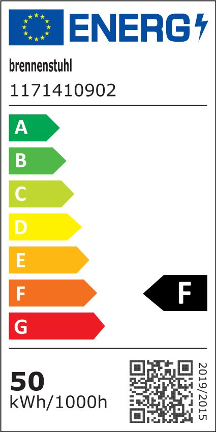 LED-Bauleuchte 50W IP54 6500K 5400lm Kst 1LED Mit Steckdose 220-240V m.LM