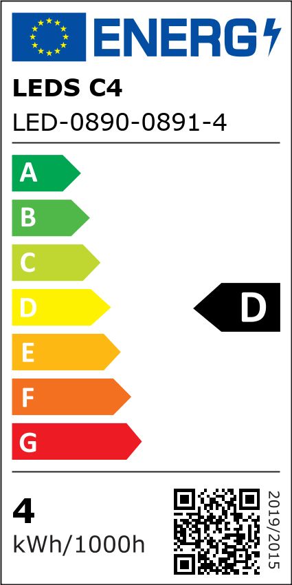 LED-Wandanbauleuchte SAM 3,2W 2700-4000K 269lm anth Konv IP66 140x140x50mm