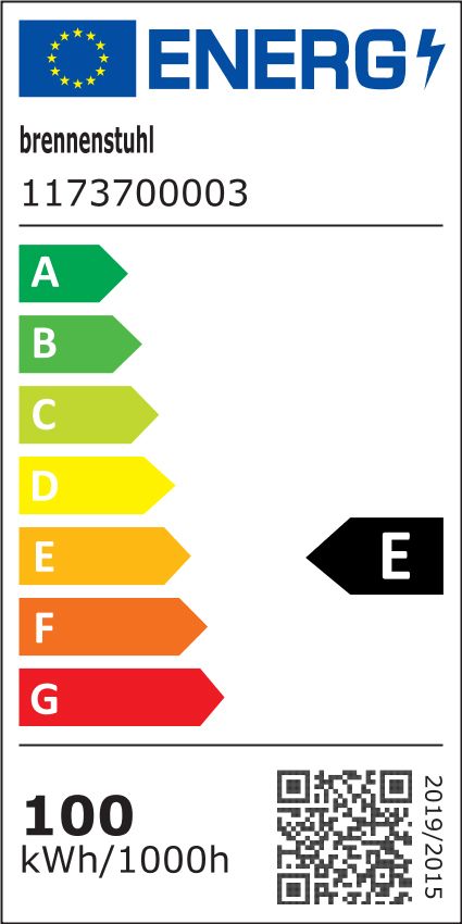 LED-Bauleuchte 100W IP54 6500K 12000lm Metall/Kst 1LED 220-240V m.LM
