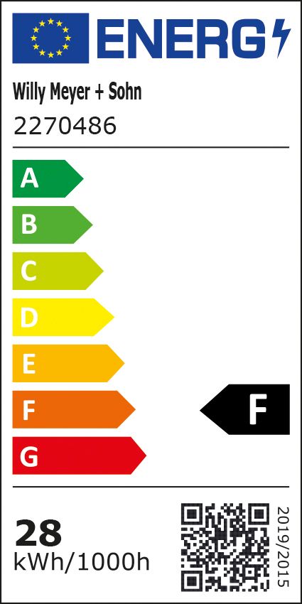 LED-Wandanbauleuchte Monoline 2 28W ws 3000K 1521lm Konv Dimmung DALI IP65