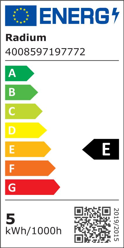 LED-Röhrenlampe G23 5W 3000K 550lm E ws mattiert 120° AC Ø32x163mm 220-240V