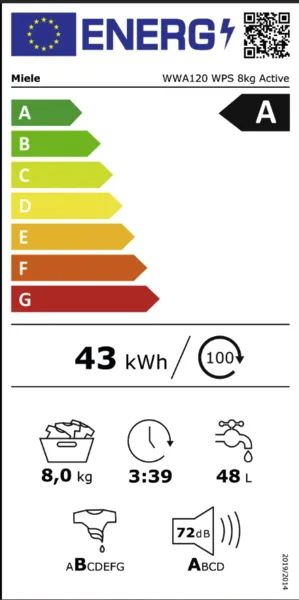 Waschautomat 8kg A Frontl 1400Upm ubf m.Display Wassersicherheitssystem
