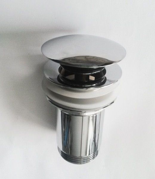 ASW-Design-Excentergarnitur 11/4" chrom mit Druckverschlussstopfen 105409