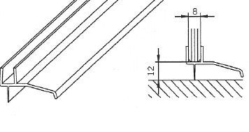 04-5040-Wasserabweiser 8mmx2000mm