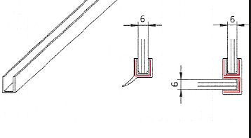 04-5180-U-Ausgleichsprofil 6mmx2000mm