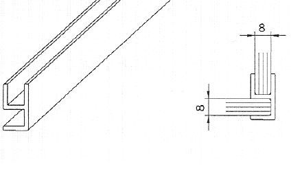 04-5220-Eckverbindungsprofil 2000mm 90°