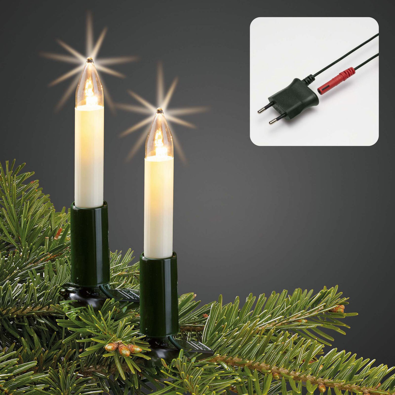 Lichterkette ws 15LP IP44 60W m.LM AGL