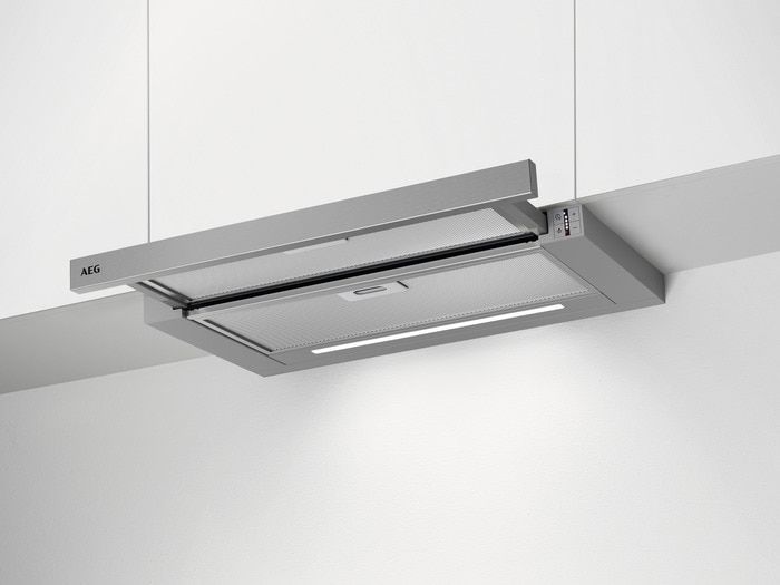Dunstabzugshaube Flschirm 600mm gr A LED 59dB 600cbm/h Ø150mm 3st Uml T300mm