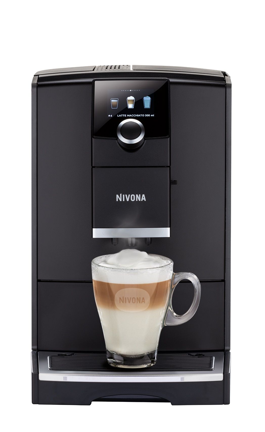 Kaffeevollautomat Caf/Cap sw Milchschaum m.Display Cafe/Capp Stand 15bar
