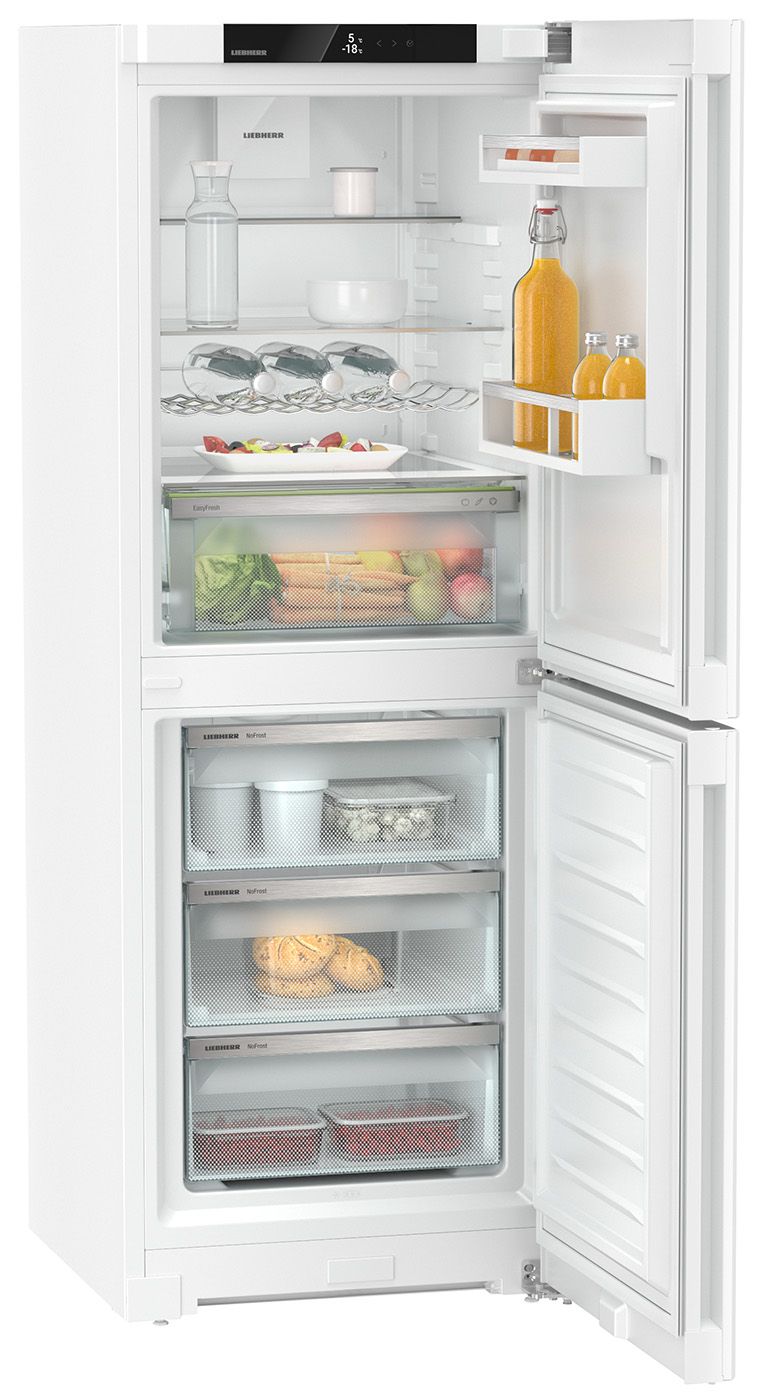 Kühl-/Gefrierkombi Stand D ws 177/103l 191kwh 1655x597x675mm NoFrost