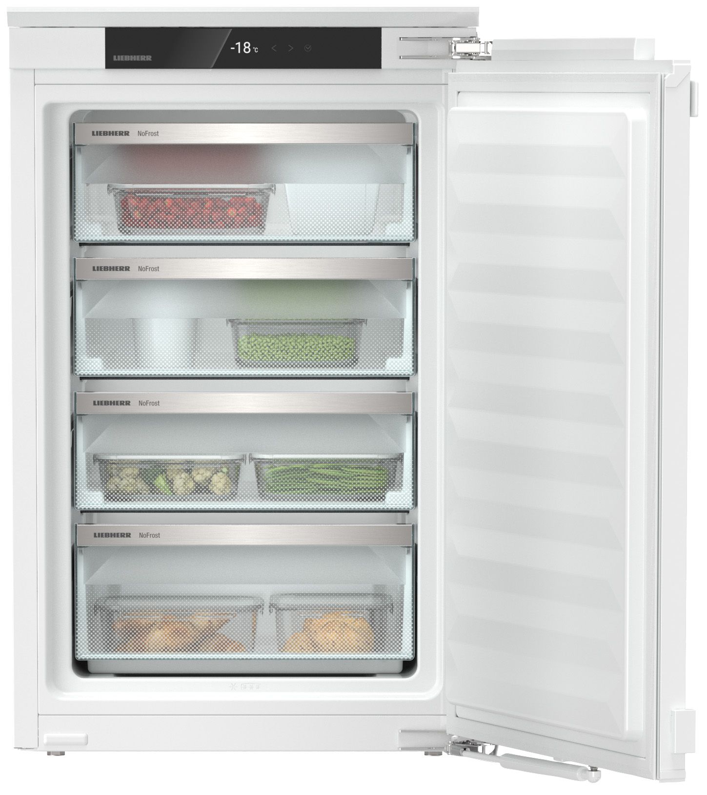 Gefrierschrank EB 87l E 191kwh 35dB ws N874-890mm 4Korb B559xH872xT546mm integr
