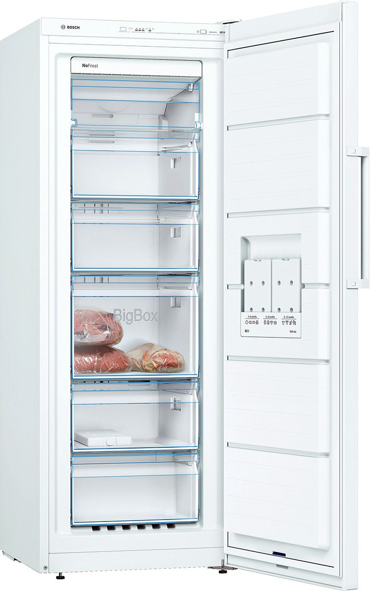Gefrierschrank 200l E 221kwh 39dB ws NoFrost 6Korb B600xH1610xT650mm