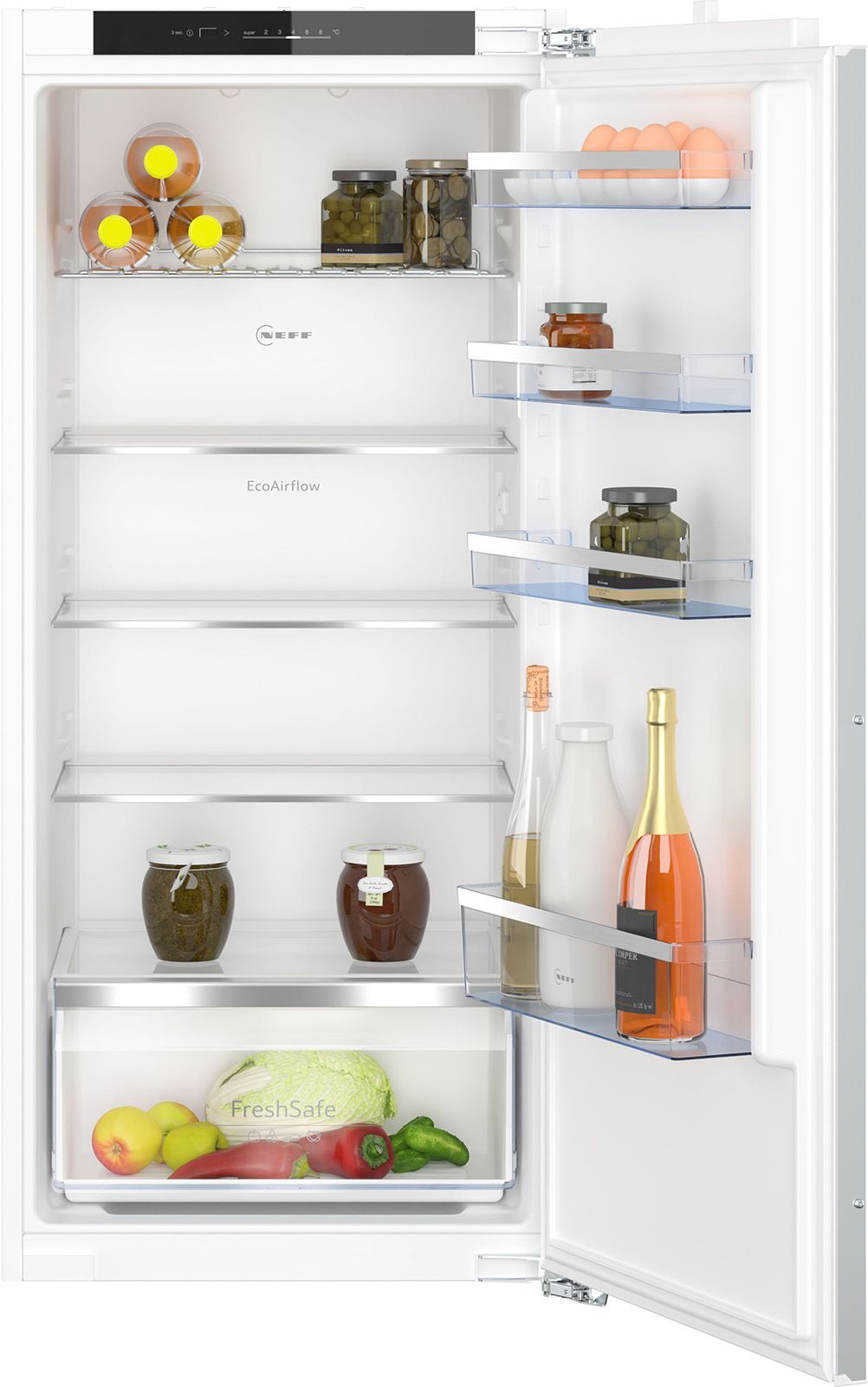 Kühlschrank EB E 204l N1225mm integr ws Dekor mit Zubehör möglich fest 101kwh