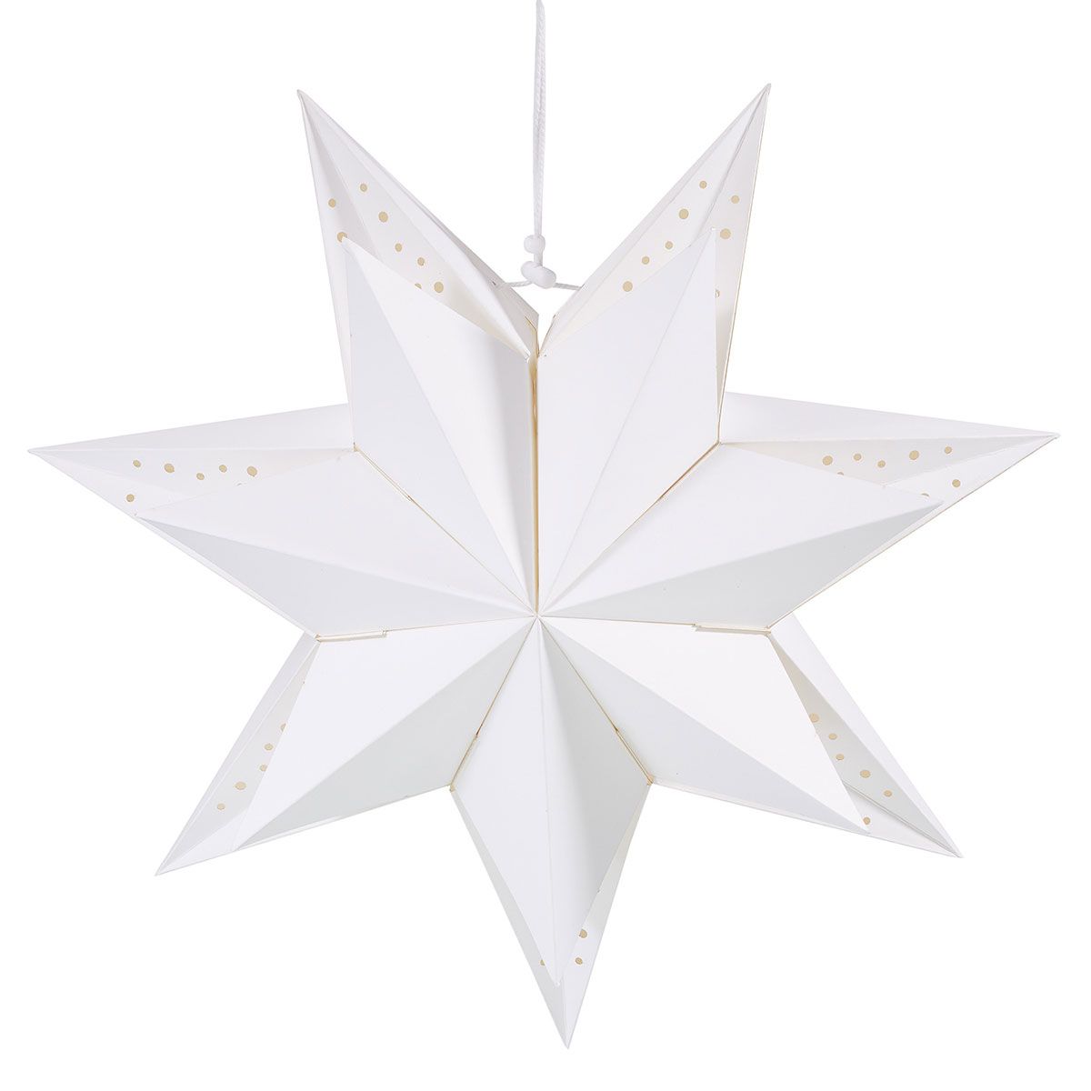 Deko-Licht Stern Ø40mm ws IP20 25W AGL
