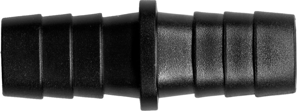 Schlauchverbinder, Kunststoff grau Ø24 x Ø20mm / 1" x 3/4"