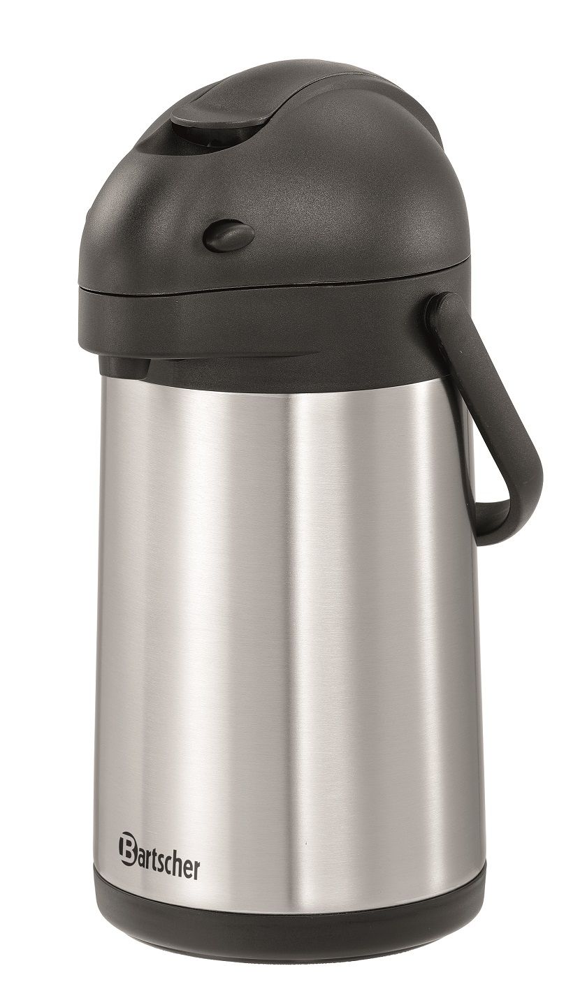 Isolierpumpkanne 1,9L Edst silber schwarz