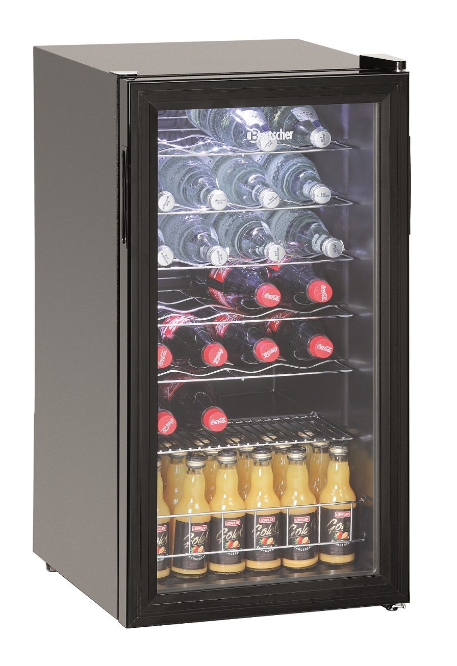 Flaschenkühlschrank G 88l sw 139kwh 28Fl, H833mm B436mm T482mm