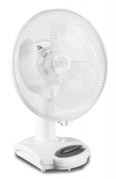 Tischventilator GW 35W weiß Greyhound, Schutzkorb 345mm