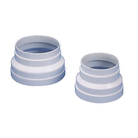 Reduzierstück/Adapter von 125 auf 100mm, weiß