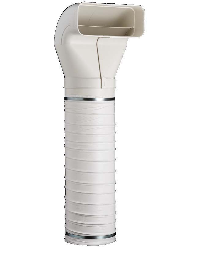 Umlenkstück Kombi m.Flexschl.Ø150, 50cm Flachkanalsystem 150 optimAIRo