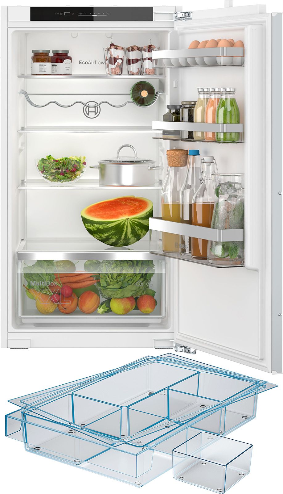 Kühlschrank EB E 165l N1025mm integr ws Dekor mit Zubehör möglich fest 96kwh