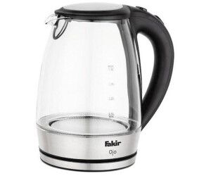 Wasserkocher 1,8l Glas 2200W edst Anzeige:außen