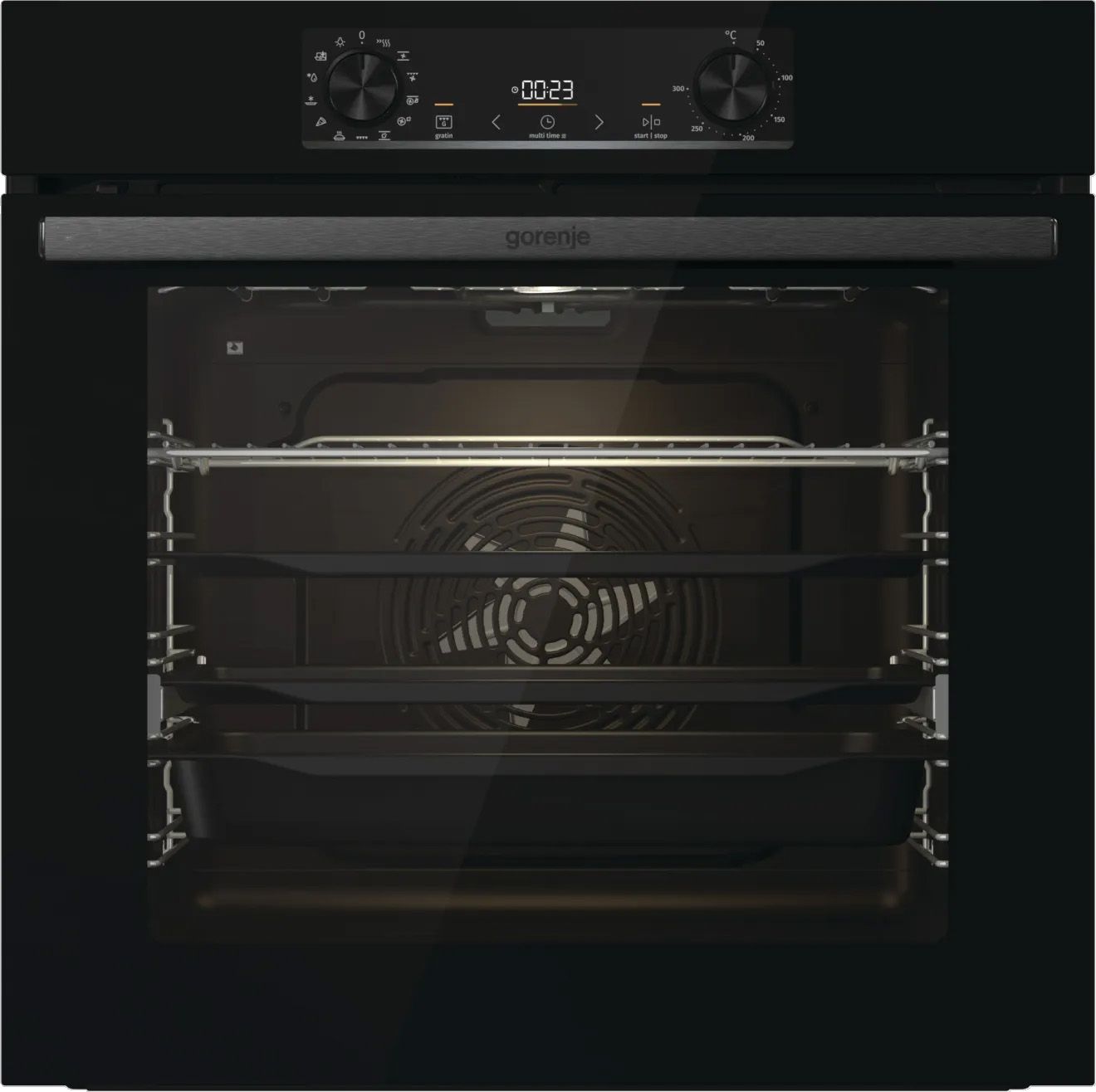 Backofen EB sw A+ Teleskop pyrolyt 77l