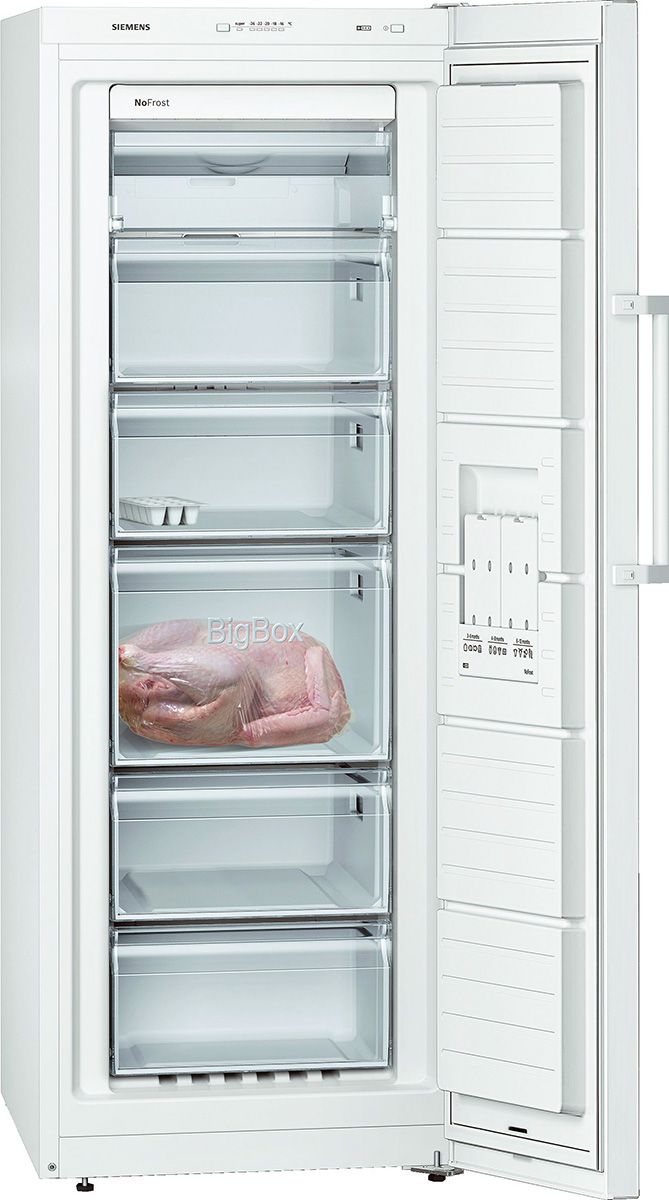 Gefrierschrank 200l E 221kwh 39dB ws NoFrost 5Korb B600xH1610xT650mm