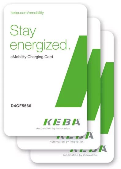 RFID Karten KEBA Design (10er Packung