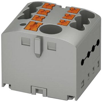 Verteilerblock 0,14-2,5qm 1Etage 7kl gr 24A Direktmont