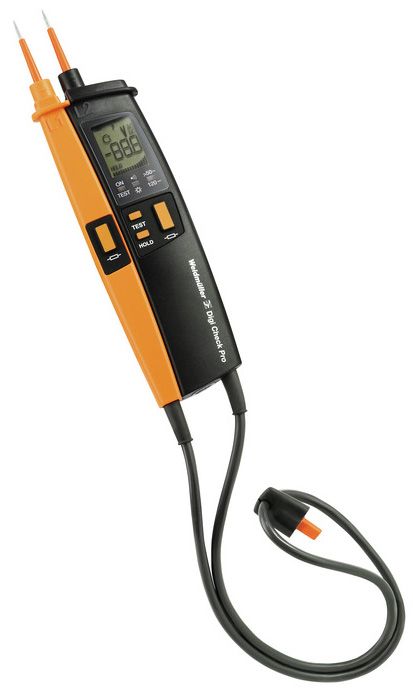 Spannungsprüfer 2p CAT.IV 5-690V LCD Drehfeldrichtungsanzeige Batt opt/akust
